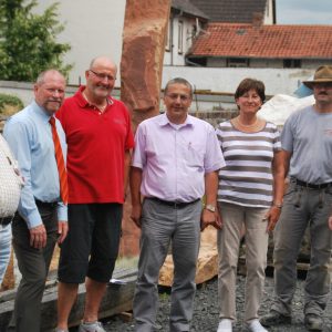 Besuch bei Steinmetz Merz