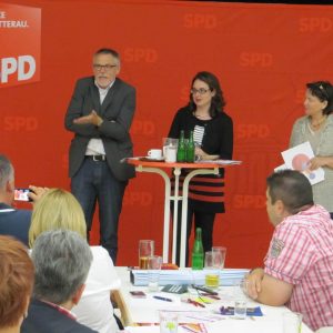 Gerhard Merz, Lisa Gnadl und Ulrike Pfeiffer-Pantring