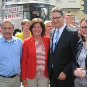 Stefan Lux, Malu Dreyer, Thorsten Schäfer-Gümbel, Lisa Gnadl