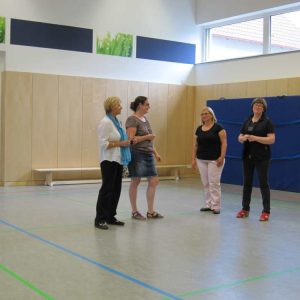 in der Turnhalle im Stadtkern von Ortenberg