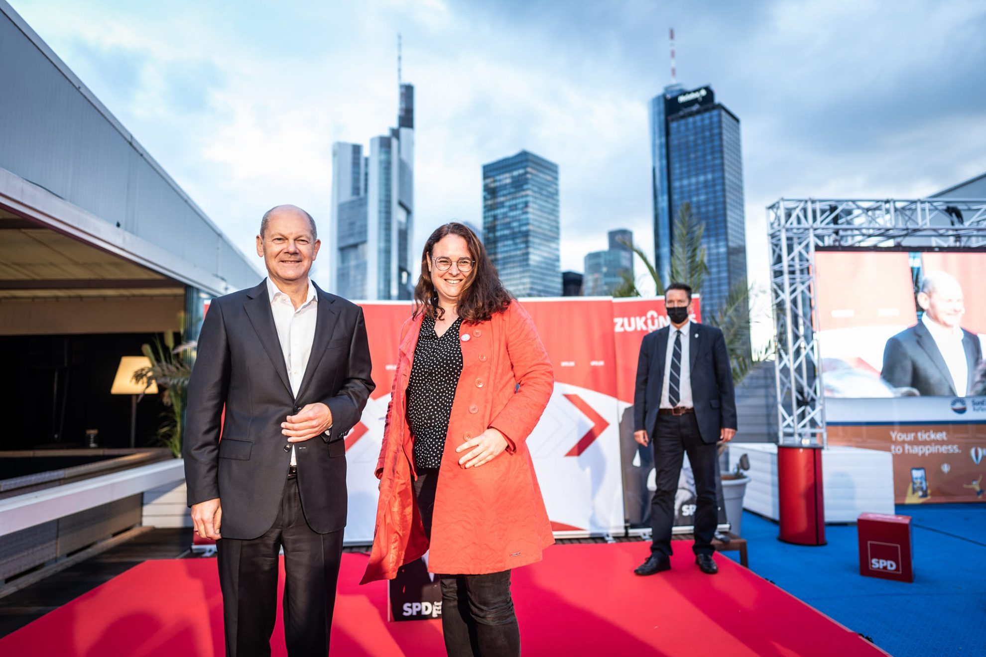 Olaf Scholz und Lisa Gnadl